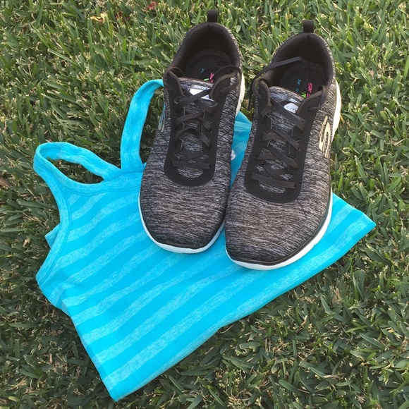 skechers flex appeal wide fit